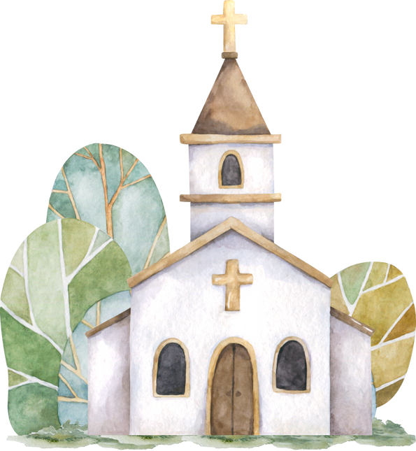 Church Building Illustration